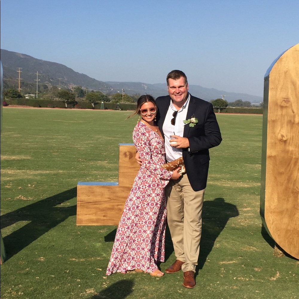 Maxi wrap bell sleeve Tigerlilly dress. - Picture 6 of 8